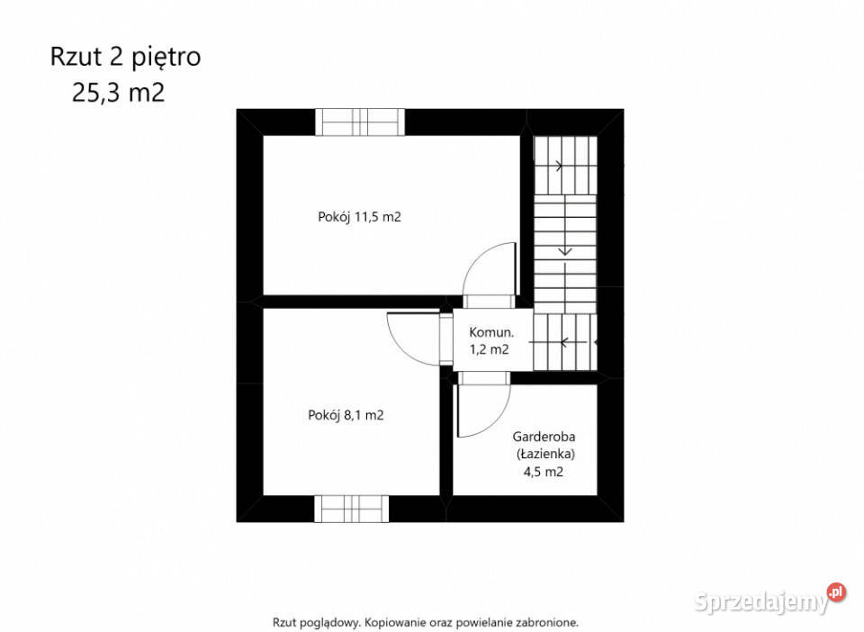 Elegancki segment 104 m2 z ogródkiem PKP mazowieckie Zgorzała