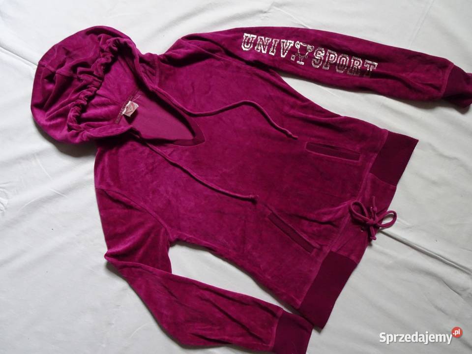 Terranova Bluza Welurowa Kaptur 38 40 Nowy Sącz