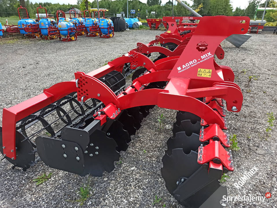 talerze fi 560mm Ciężka Brona talerzowa AGROMIX mazowieckie Węgrów