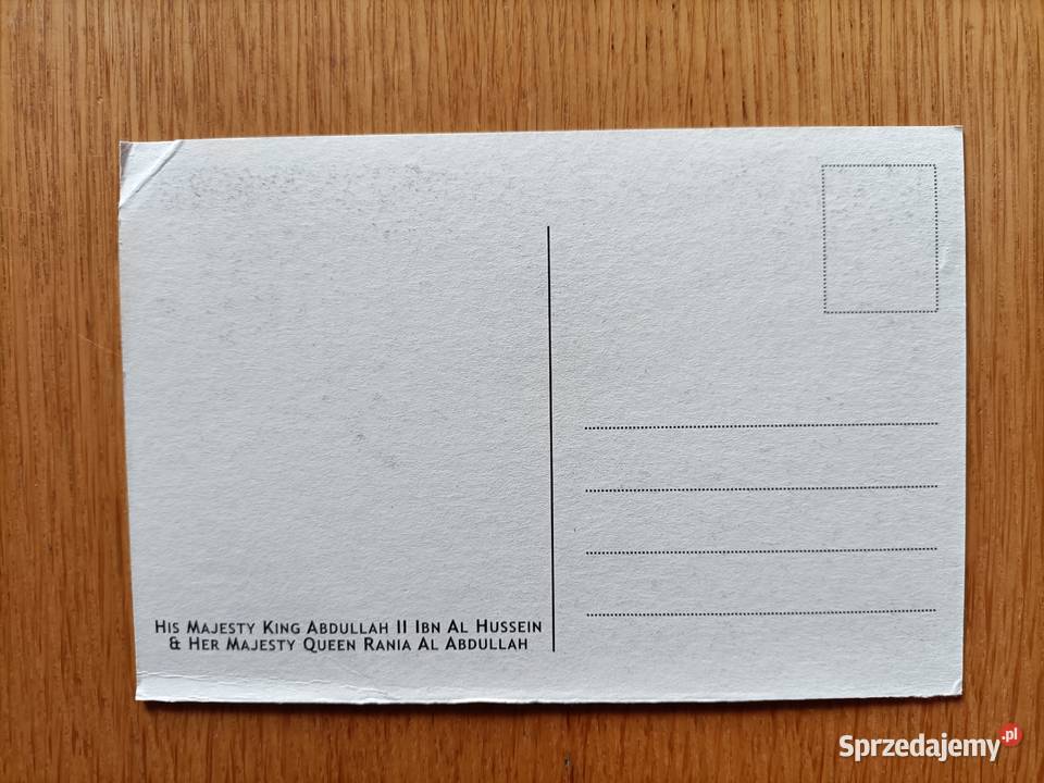 ABD ALLAH II IBN HUSAJN KRÓL JORDANII Z ŻONĄ Piszczac