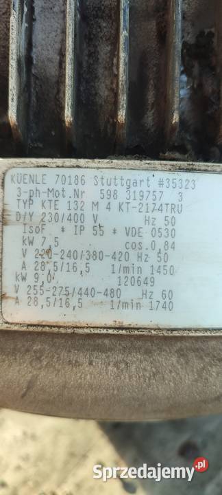 pompa hydrauliczna połączona z silnikiem Janikowo