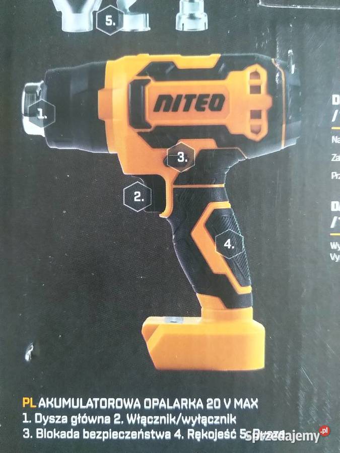NAJTANIEJ Akumulatorowa Opalarka 20 V Wysyłka Zabrze sprzedam