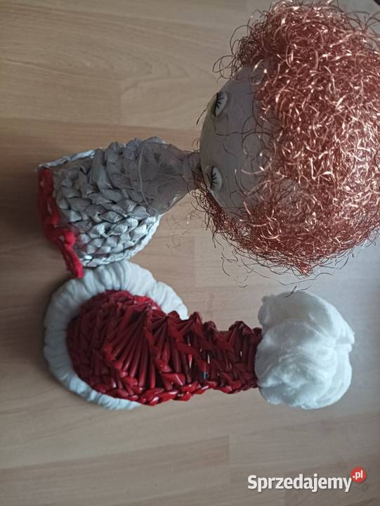 Lalka i czapka z papieru Bieruń sprzedam