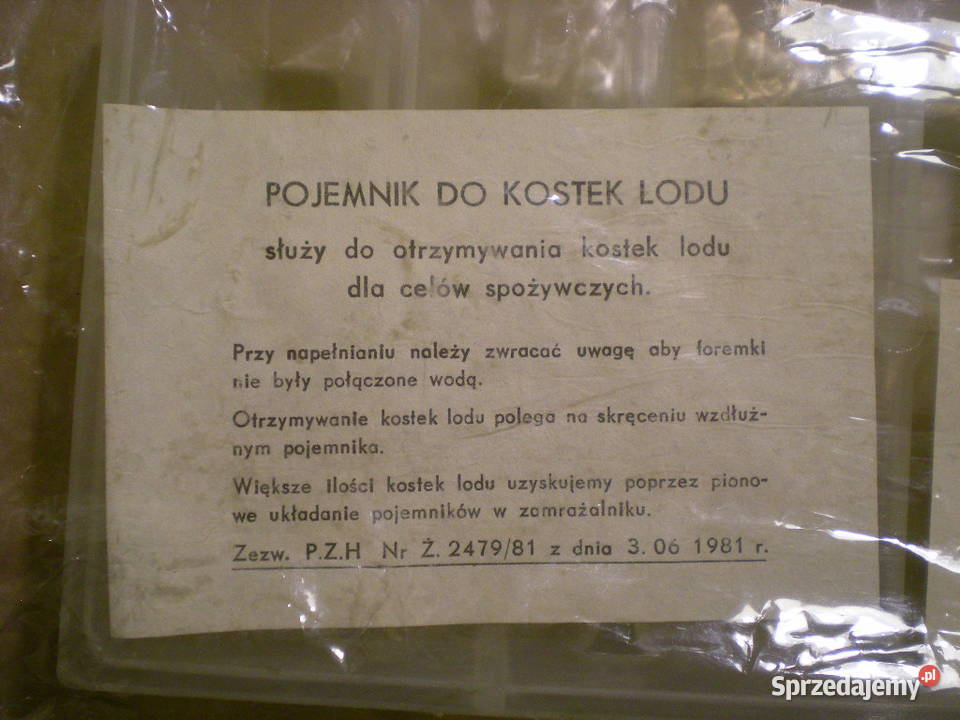 Pojemnik do kostek lodu przezroczysty małopolskie Tarnów