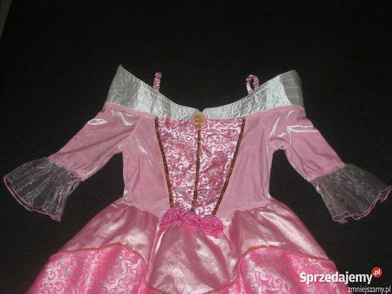 Strój kostium przebranie AURORA ŚPIĄCA KRÓLEWNA 7 lat+ Sukienki i spódniczki Siedlce