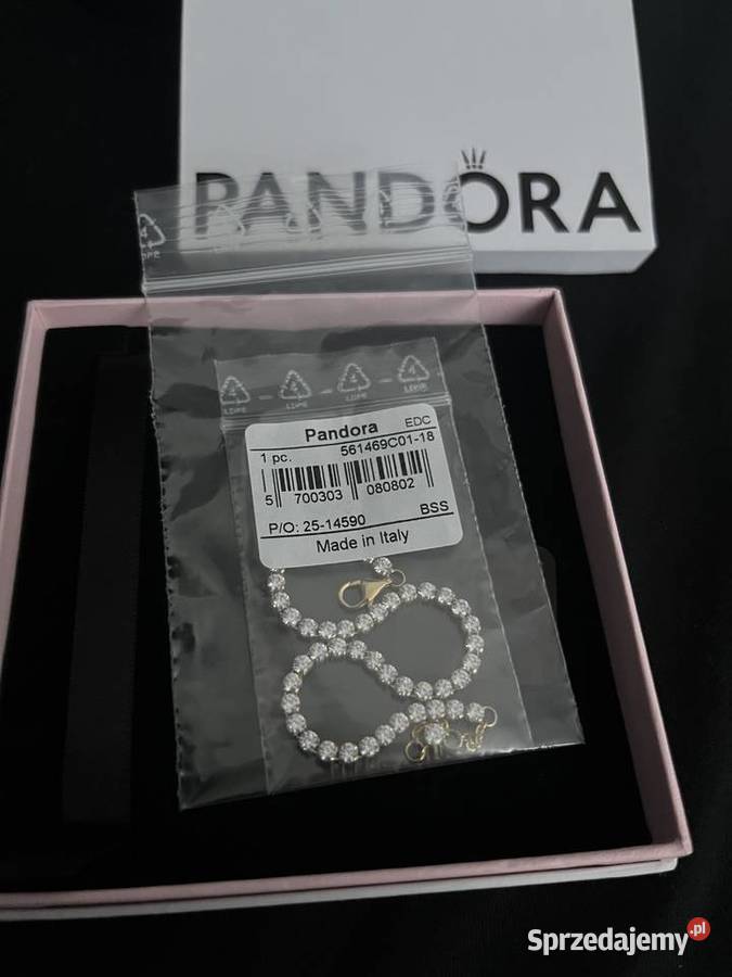 bransoletka tennisowa pandora 18 Radzyń Podlaski