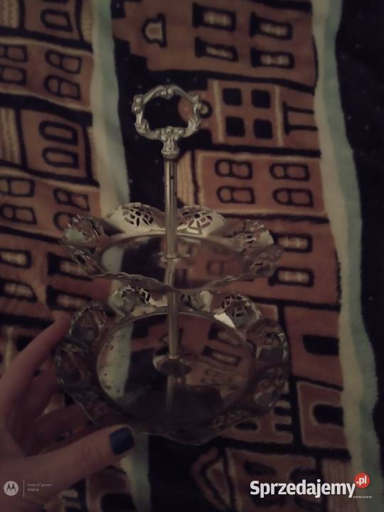 Sprzedam posrebrzaną paterę PRL Bukowno