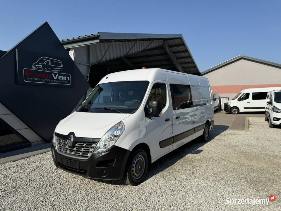 Renault Master L3H2 brygadówka 5osobowa doka 150 biały Warszawa