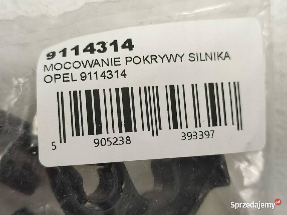 MOCOWANIE POKRYWY SILNIKA OPEL MERIVA A 20032010 osobowe sprzedam