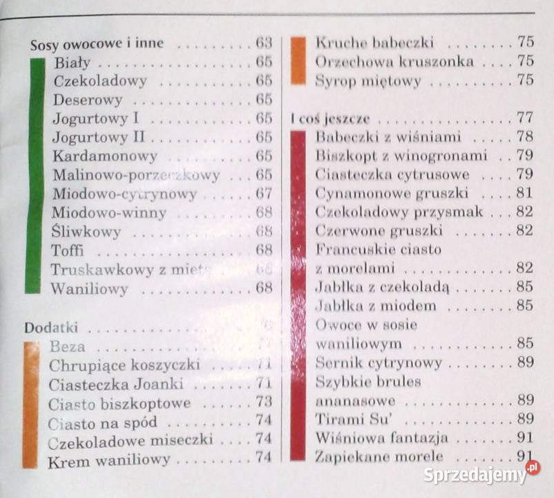 Ciasta i desery na lato Joanna Futkowska Marta Rok wydania 1999 Chełm