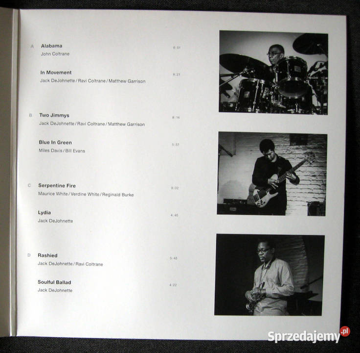 Jack DeJohnette In Movement Ravi Coltrane 2 LP Szczecin
