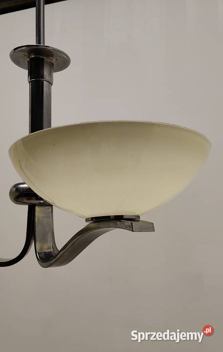 lampa sufitowa wisząca żyrandol art Deco lata 40 Lampy wiszące