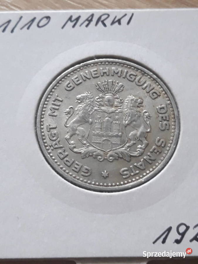 110 Marki Hamburg 1923 r Notgeld Konin