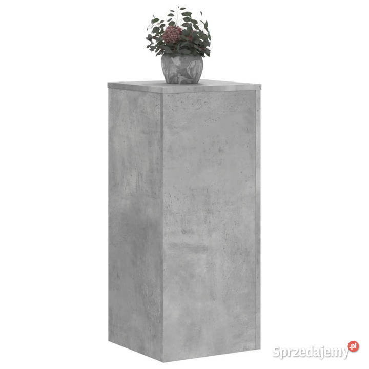 Podstawki pod doniczki 2 szarość betonu 30x30x70