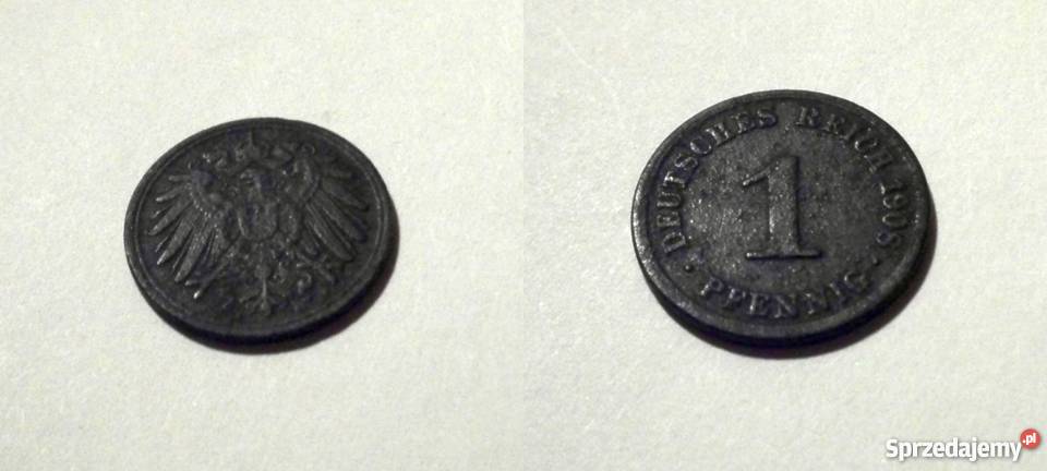NIEMCY 1 pfennig 1908 Kraków