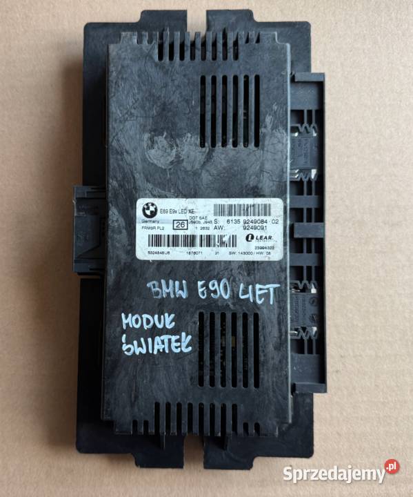 BMW E90 LIFT STEROWNIK MODUŁ ŚWIATEŁ 9249084 BMW Kłodzko