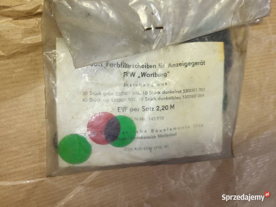 Wartburg 353 Nowe nakładki szkiełka kolorowe mazowieckie Piaseczno