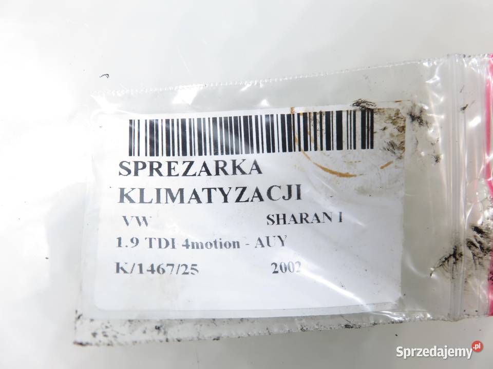 KOMPRESOR KLIMATYZACJI VW SHARAN 19 TDI