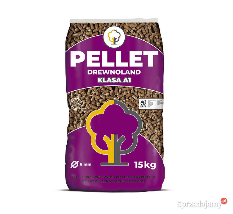 Pellet mieszany Drewnoland 6 mm certyfikat DIN Sieniawa
