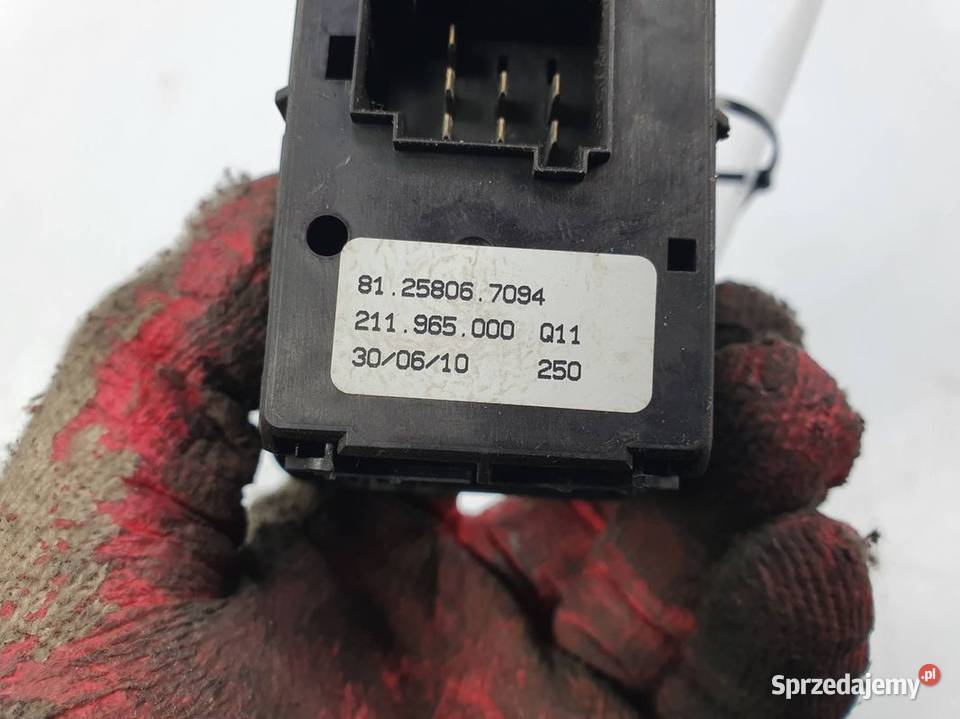 PRZEŁĄCZNIK SZYB MAN TGX 18400 81258067094 Lipno sprzedam