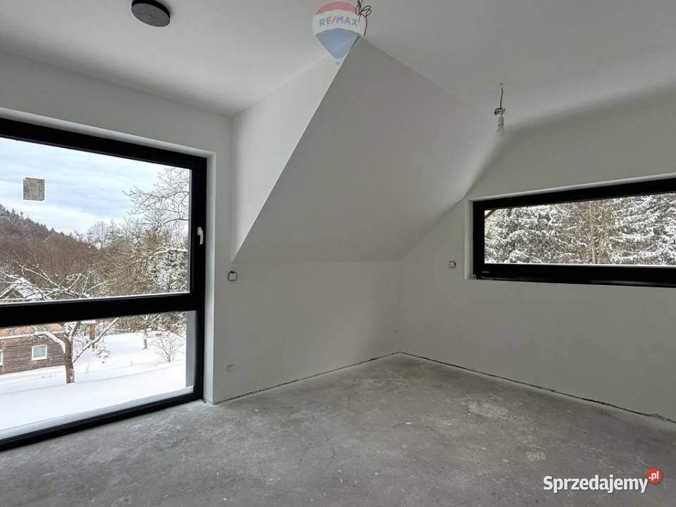 Nowoczesny dom w stylu stodoła w Straconce wolnostojący Sprzedaż Bielsko-Biała