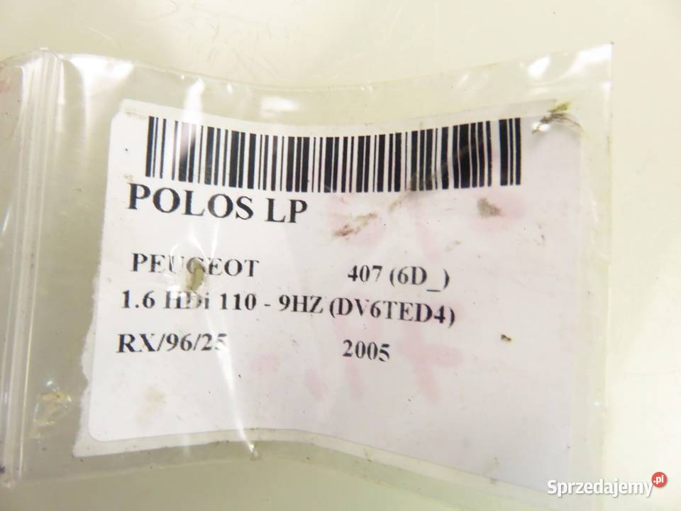 PÓŁOŚ LEWA PRZEDNIA PEUGEOT 407 16 HDi małopolskie
