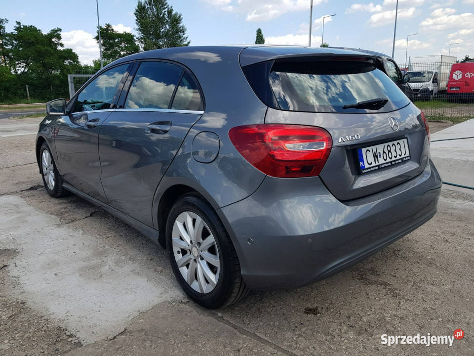 Mercedes A 160 16 Benzyna Klima Zarejestrowany lakier metallic kujawsko-pomorskie