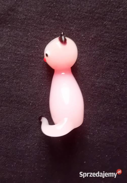 Figurka kotka szkło opalinowe Murano Style Koźminek