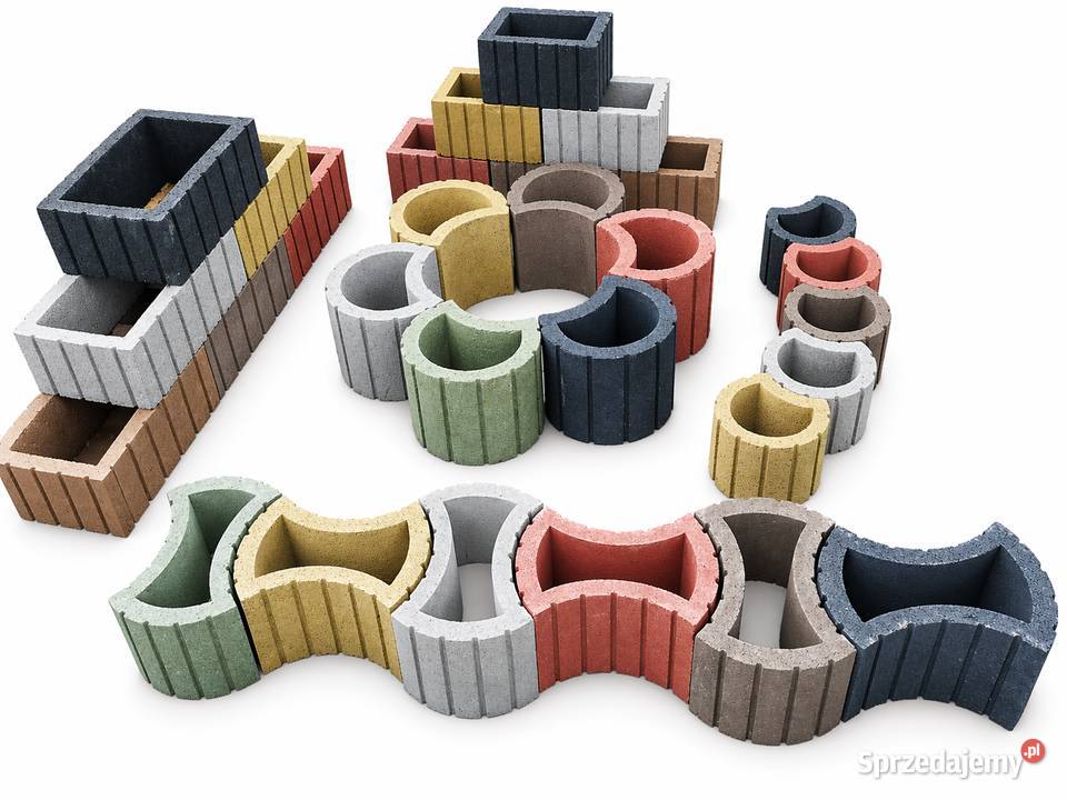 Donice betonowe 60x40x20h Gazony ogrodowe mazowieckie