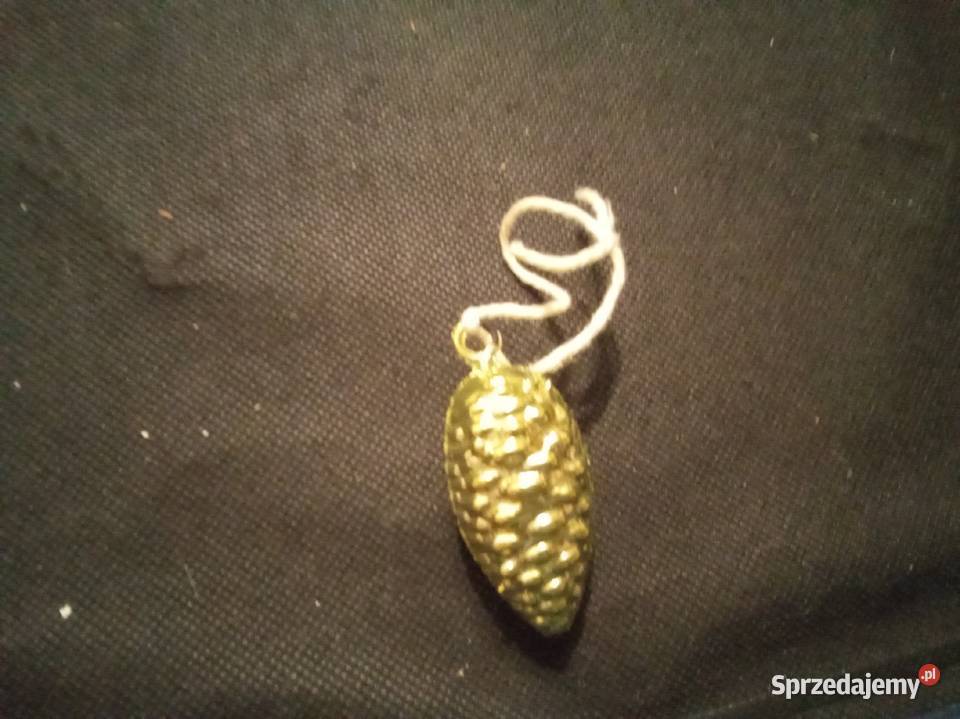 Bombka plastikowa złota PRL Warszawa sprzedam