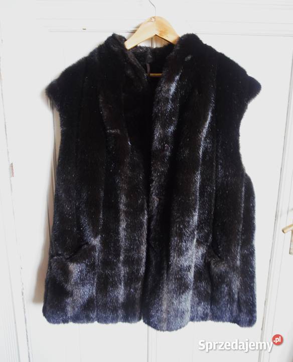 Futerko kamizelka futrzana narzutka XXL Gdańsk