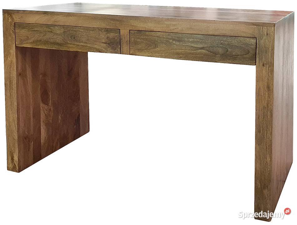 Minimalistyczne biurko ZEN z drewna