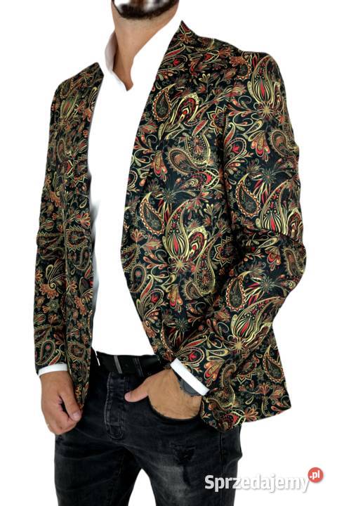GIOVANNI PERA Marynarka Męska D612 paisley Ostrów Wielkopolski