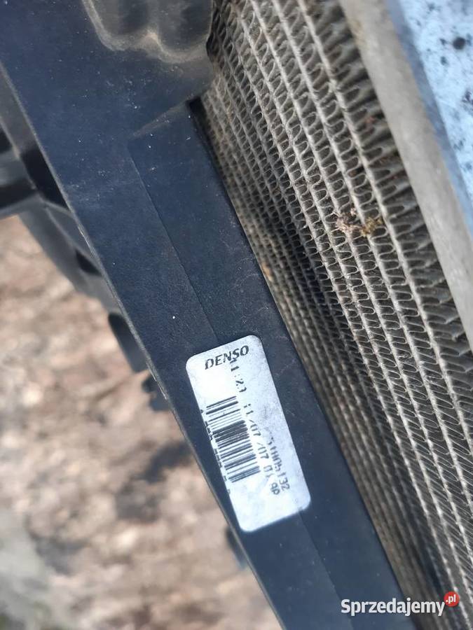 Fiat Bravo 2 19 chłodnica wody z wentylatorem osobowe Części samochodowe Łódź