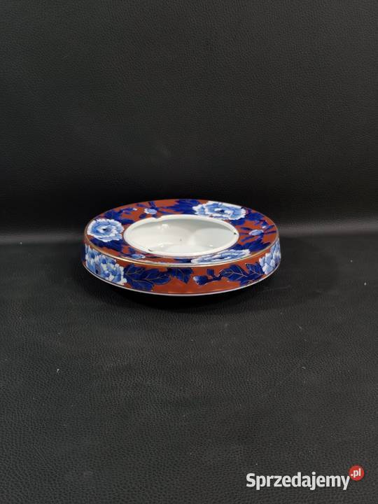 Zabytkowa Porcelanowa Japońska Popielnica Poddębice