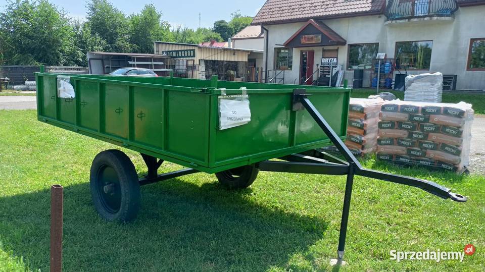 Przyczepa rolnicza jednoosiowa świętokrzyskie Ćmielów