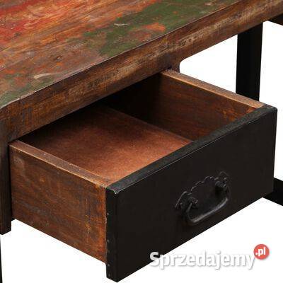 vidaXL Biurko z 2 szufladami drewno odzyskane Biurka Warszawa