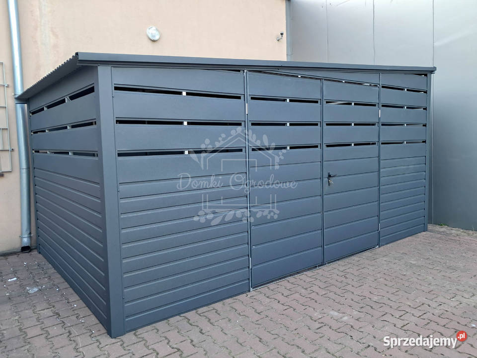 Wiata śmietnikowa Schowek 45x2m brama