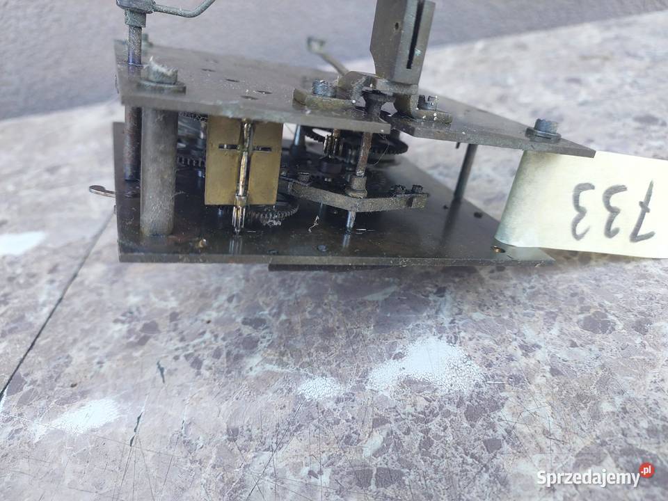 733 Mechanizm zegara linkowego żyłkowego GB P655 Antyki