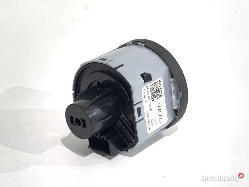 WŁĄCZNIK ŚWIATEŁ SKODA RAPID 5E0941431M PRZYCISK
