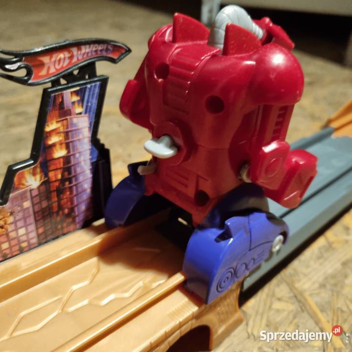 Tor Hot Wheels miasto z robotem Warszawa sprzedam