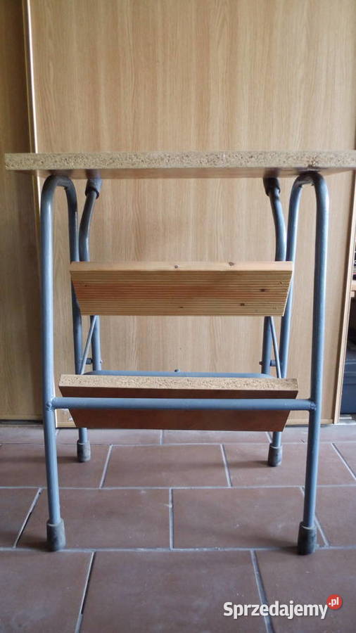 Stolik rozkładany Drabinka Desing lata 80 te wielkopolskie Radzewice