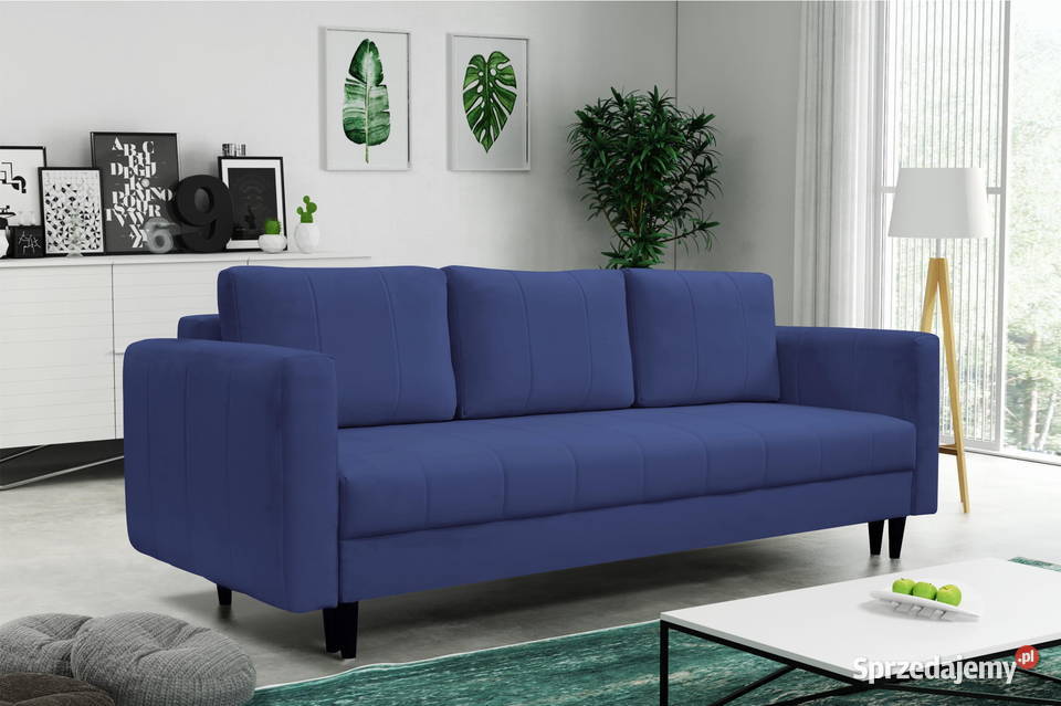 Kanapa Montana Kobaltowa Funkcja Spania Dostawa Tarchały Małe