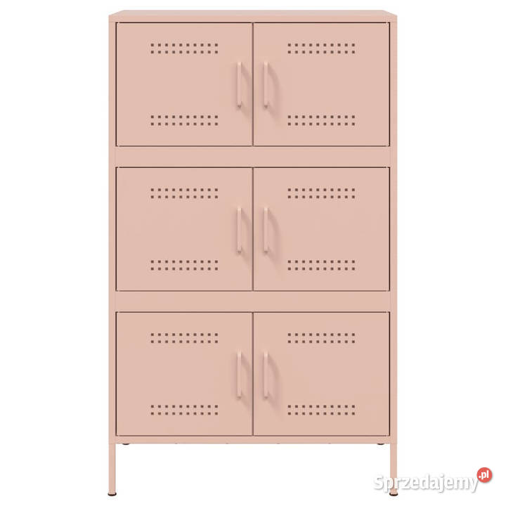 Szafka różowa 68x39x113 stal WM842959 Warszawa
