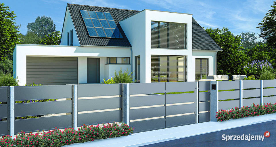 Brama dwuskrzydłowa POLBRAM 4m x 15m OCRAL małopolskie Miechów