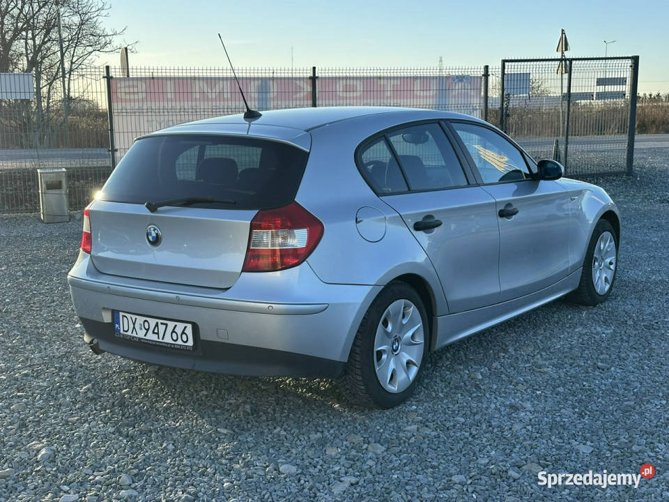BMW 116 16i 116 87 zadbana E87 20042013 srebrny dolnośląskie Wojkowice