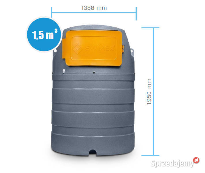 Zbiornik na ON 1500 L Dwupłaszczowy Głogów sprzedam