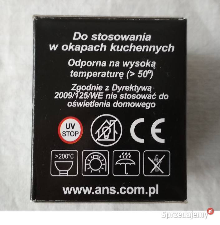 Żarówka halogenowa GU10 230V 50W 40 barwa 2700K Białystok