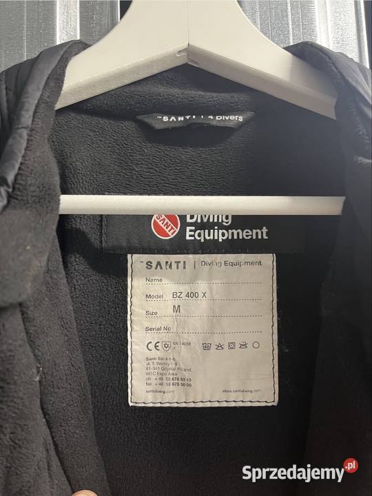 Ocieplacz do nurkowania Santi Extreme BZ 400rM Katowice