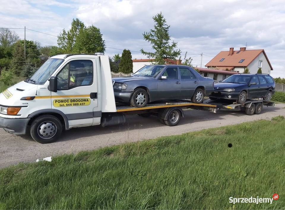 pomoc drogowa auto laweta transport maszyn mazowieckie Otwock
